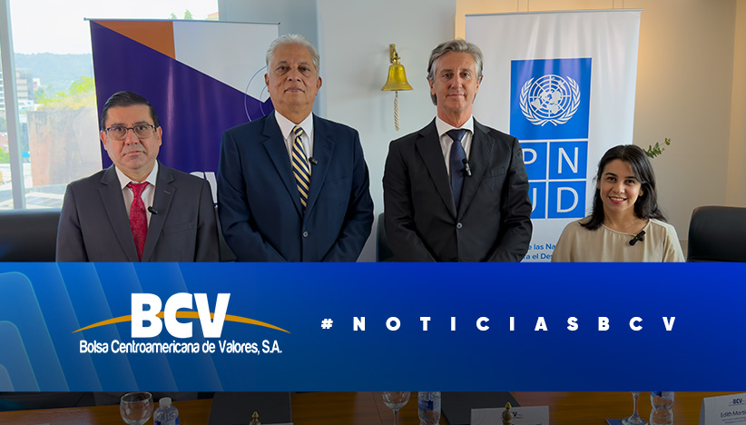 La Bolsa Centroamericana de Valores (BCV) y el Programa de las Naciones Unidas para el Desarrollo (PNUD) suscribieron un Memorándum de Entendimiento que fortalecerá el desarrollo del mercado de capitales hondureño mediante la promoción de las finanzas sostenibles, el intercambio de conocimiento técnico y el impulso de nuevos instrumentos financieros orientados al desarrollo económico y social del país.